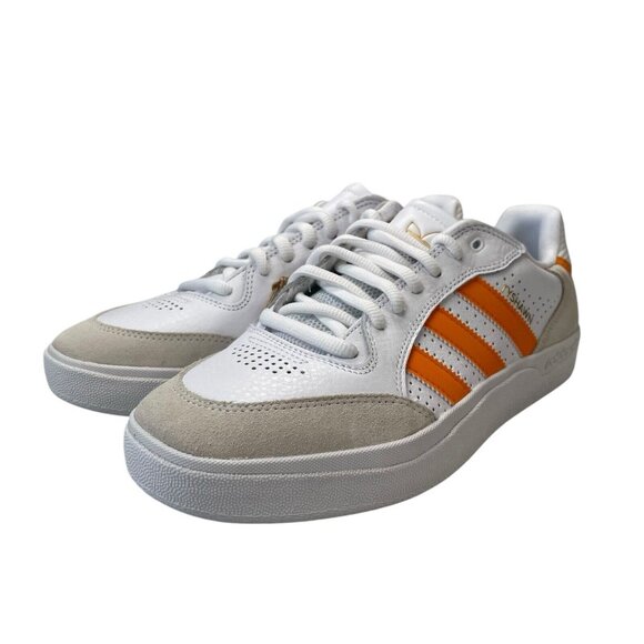Adidas Tyshawn Low Cloud White Orange Shoes IF4621 Men's Size's 7.5 - 11 - Picture 6 of 9